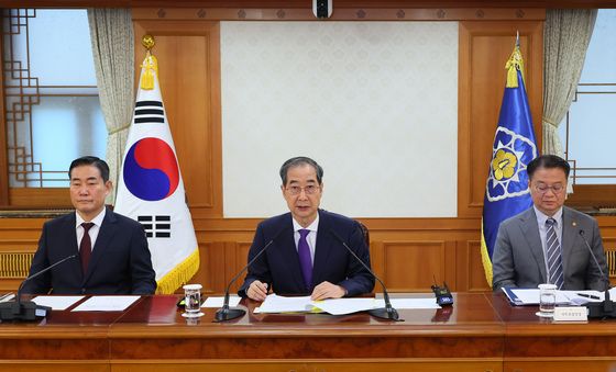 안보관계장관회의 주재하는 한덕수 권한대행