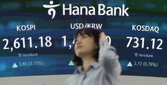 장 초반 소폭 상승하는 코스피·코스닥