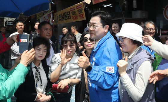 박찬대, 제천서 이재명 지원사격