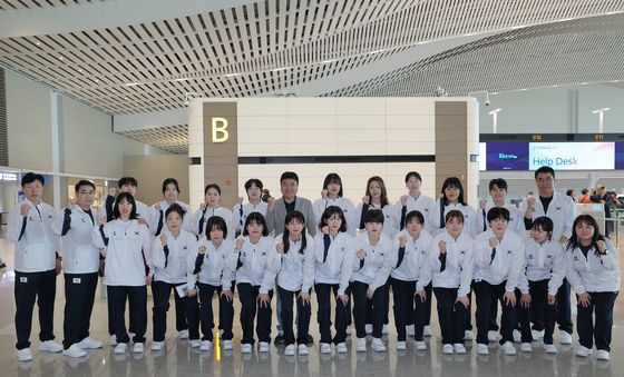 전지훈련 떠나는 여자핸드볼대표팀