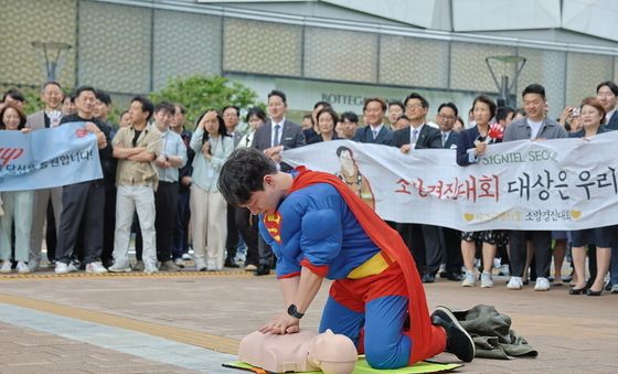 롯데물산 '2025 소방경진대회' 개최