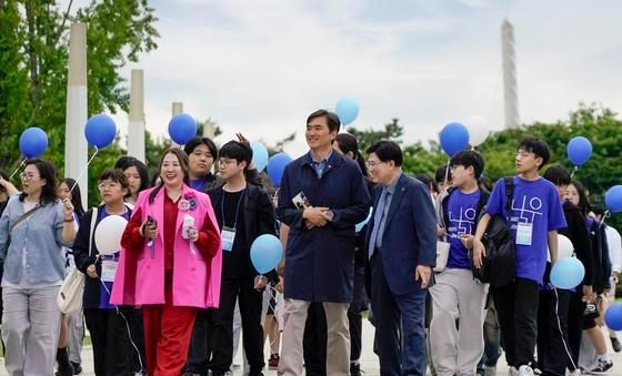 2025 난빛축제서 '희망의 걸음' 진행