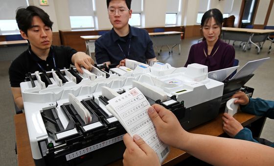 대구시선관위, 투표지 분류기 점검