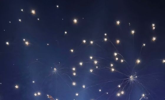 구미 아시아육상경기선수권대회 개막식  화려한 불꽃쇼