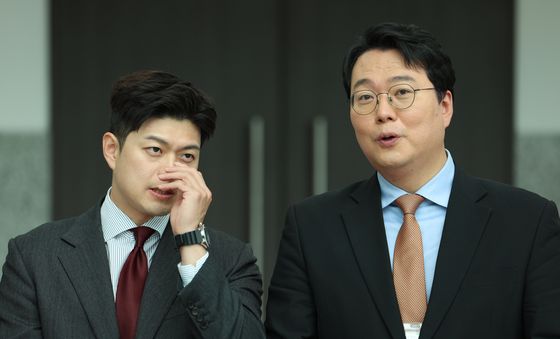 대화하는 김용태·천하람