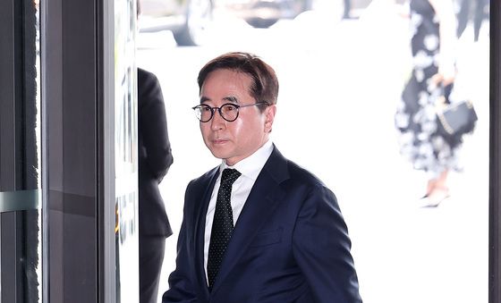 삼성호암상 시상식 참석하는 장덕현 삼성전기 사장