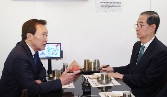 한덕수 후보 '손학규 전 대표와 만찬 회동'