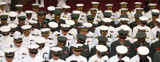 해상초계기 순직자 명복비는 장병들