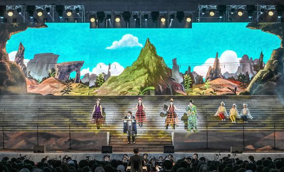 야외에서 즐기는 오페라 '마술피리'