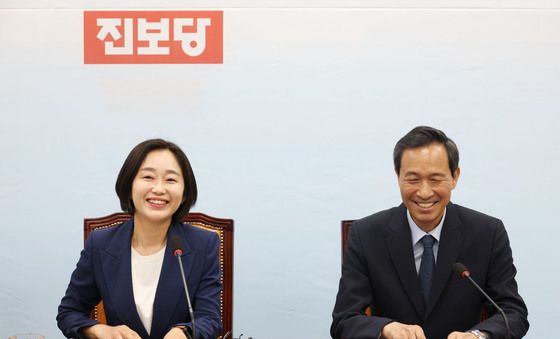 김재연 상임대표, 우상호 정무수석 접견