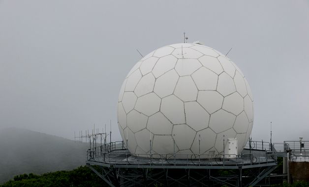 제주도 성판악 1,100고지에 위치한 한라레이더