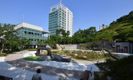 포항시청 휴식 공간