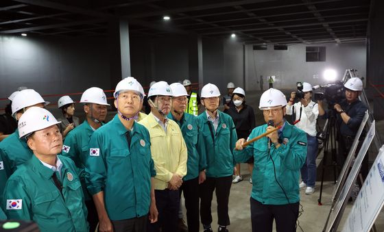 풍수해 대비 저류조 살펴보는 오세훈 시장