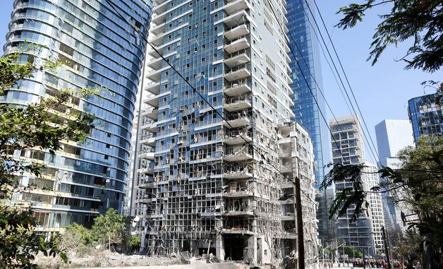 [포토] 이란 공격으로 파괴된 이스라엘 건물