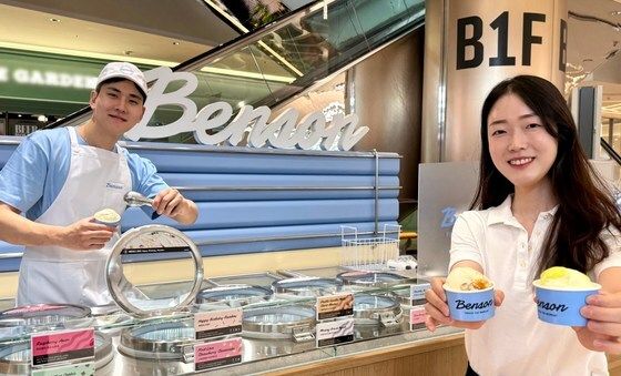 프리미엄 아이스크림 '벤슨' 잠실 팝업 열고 본격 여름 고객 맞이