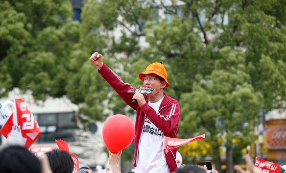 김문수 후보 제주 유세