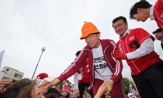 제주 유세 나선 김문수