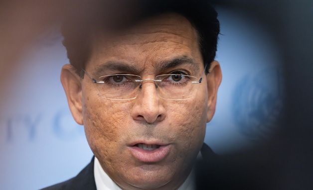 [포토] 유엔서 기자회견 하는 주유엔 이스라엘 대사