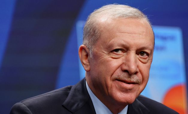 [포토] 나토 정상회의 참석한 튀르키예 대통령