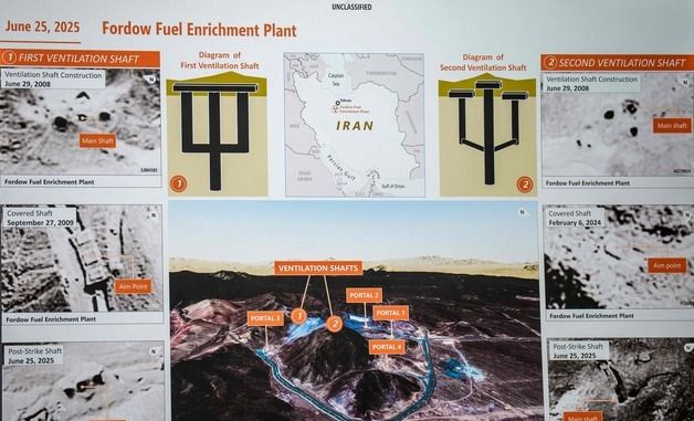 [포토]"美 DTRA 15년간 이란 포르도 분석해 정밀 타격"