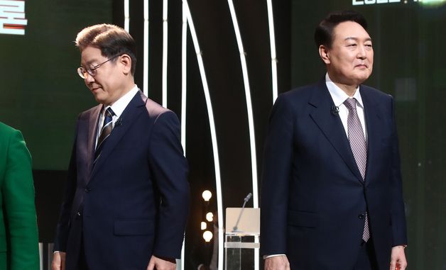 [이재명 당선 확실]윤석열에 등 돌린 이재명