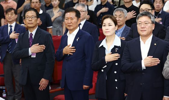 K-콘텐츠 발전 공청회 참석한 정청래 의원