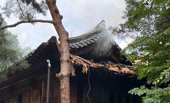 명승 35호 성북동 별서 화재