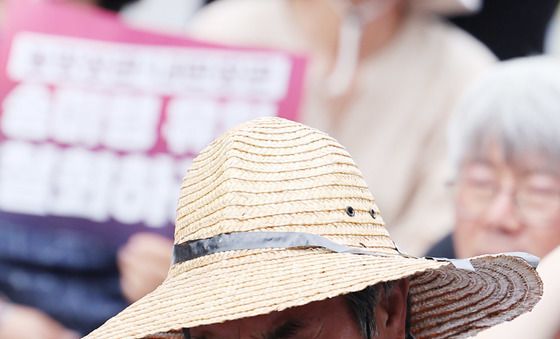 폭염에 흐르는 땀