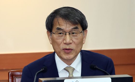 인사말하는 노태악 선관위원장