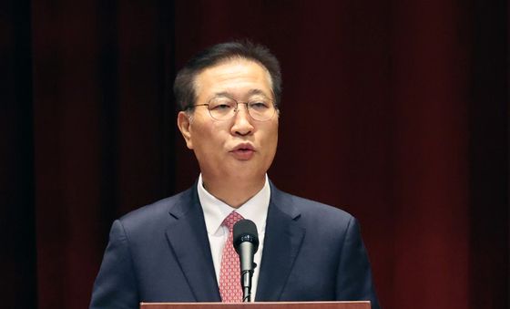 이임사하는 박성재 법무부 장관