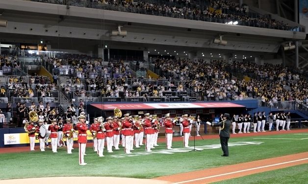 군악대의 애국가 연주