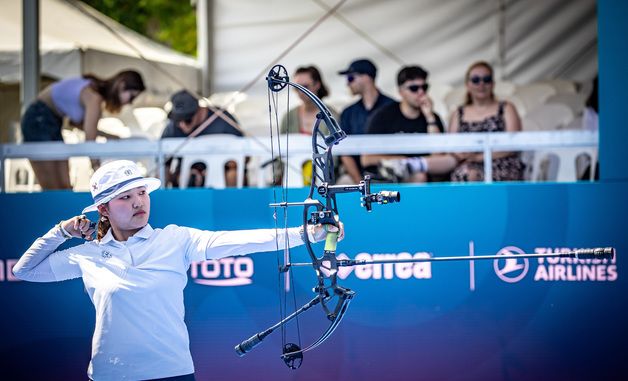 한승연, 컴파운드 여자 개인전 준우승