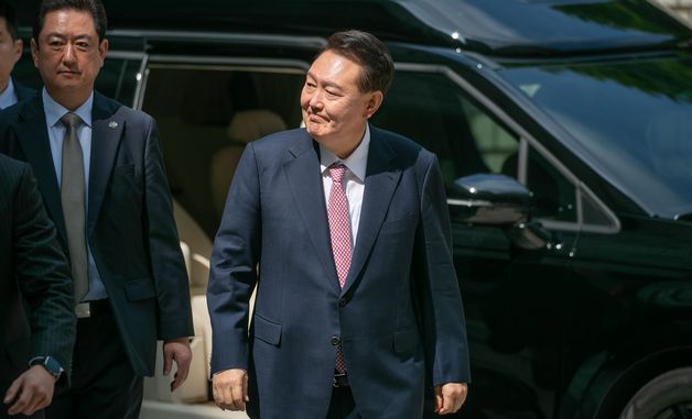 6차 공판 출석하는 윤석열 前 대통령