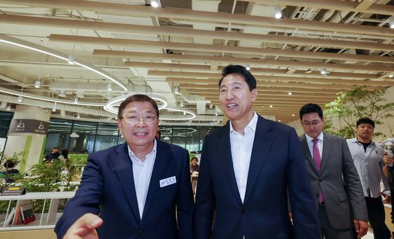 광진구청 신청사 찾은 오세훈