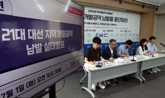 '무분별한 개발공약 남발을 중단하라'