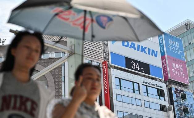 [포토] 일본 도쿄에도 찾아온 무더위