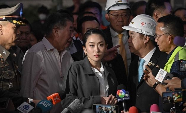 [포토] 직무 정지된 패통탄 친나왓 태국 총리