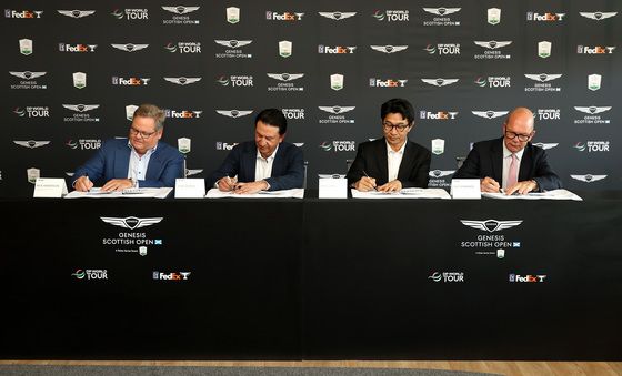 제네시스, '스코티시 오픈' 타이틀 스폰서십 2030년까지 연장