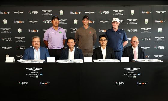 제네시스, '스코티시 오픈' 타이틀 스폰서십 2030년까지 연장