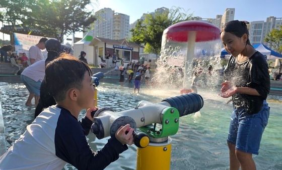 '구미 도심속 물놀이장'