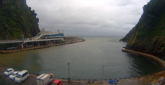 호우경보 발령 중인 울릉도