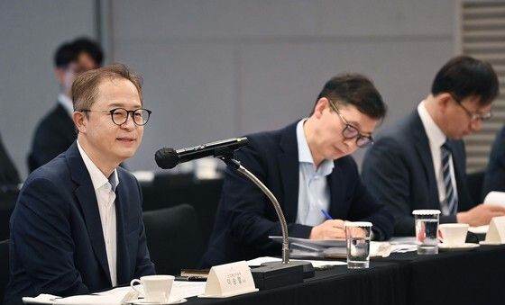 간담회 주재하는 이승렬 산업정책실장