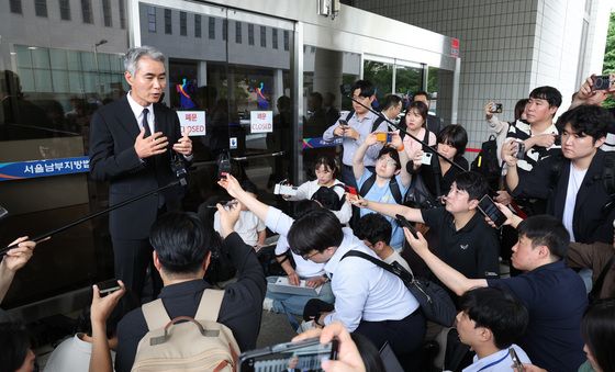 1심 무죄 입장 밝히는 장현국 전 대표