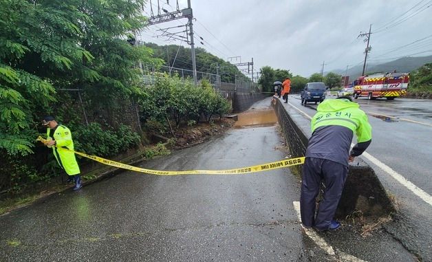 순천 도심 곳곳 침수