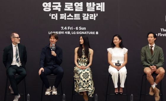 영국 로열 발레 '더 퍼스트 갈라' 기자간담회하는 바딤 문타기로프