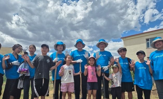 이용록 홍성군수, 몽골 그린스쿨 지원사업 현장 방문