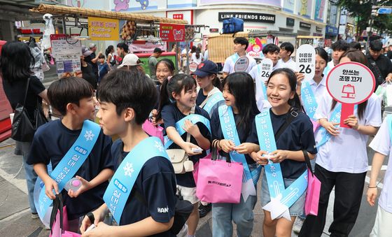 어린이들이 나선 '여름철 에너지절약 캠페인'