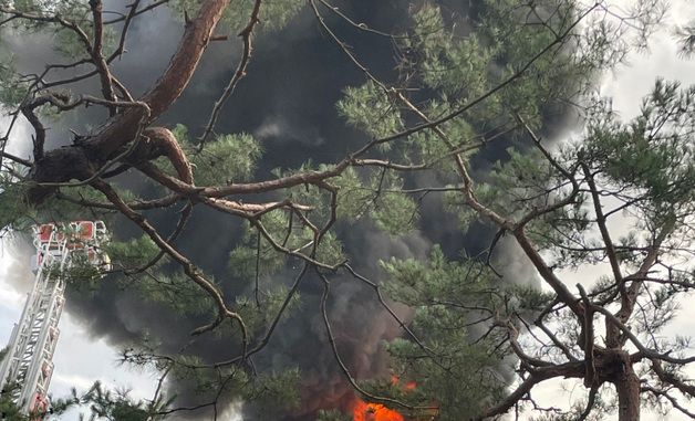 화재 발생한 구리 새음교회
