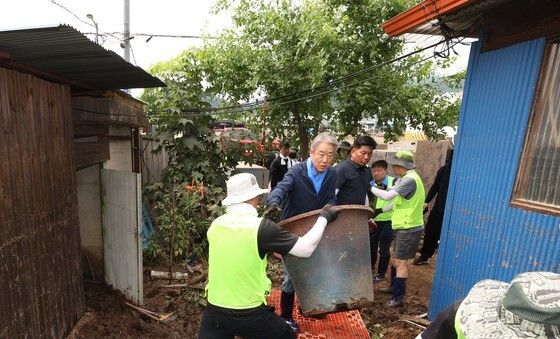 강호농 농협중앙회장, 재해복구 지원활동 전개