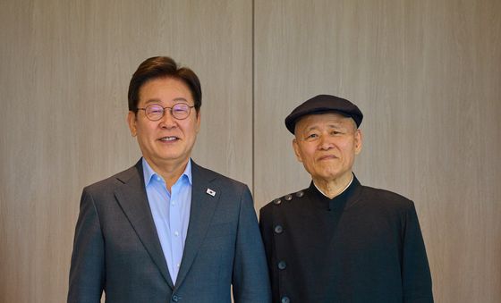 李대통령,  도올 김용옥 선생과 오찬